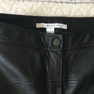 DVF Lambskin Warrior Pants